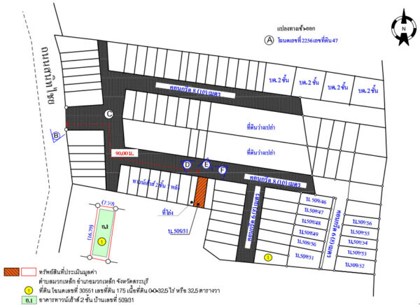 Land with buildings in Saraburi _photo