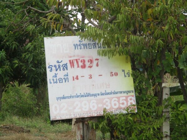 Empty Land, Suphanburi _photo